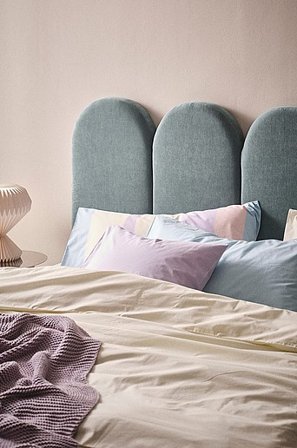 Jotex - Sänggavel 160 Cm Dov turkos MIAMI - Köp Sänggavlar hos Jotex