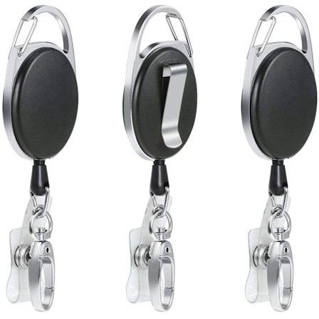 Retractable Key Holder - Pituus Retractable with Reinforced Spri