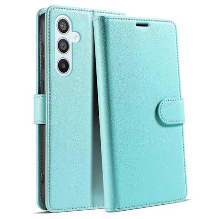 Samsung Galaxy A16 5G/4G -kotelo, magneettinen RFID-suojattu nahkainen puhelinlompakkokotelo - Musta