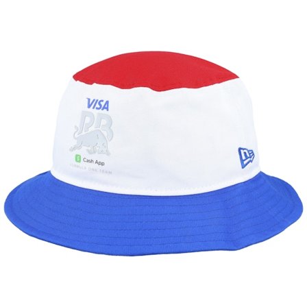 New Era - Motor White bucket Hattu - RB F1 24 Block Color Tapered White/Red/Blue Bucket @ Hatstore