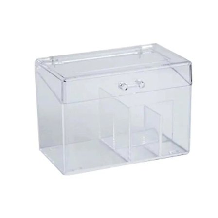 D Akryl Pads Izer Makeup Stora Box För Swab/ Blender Izers