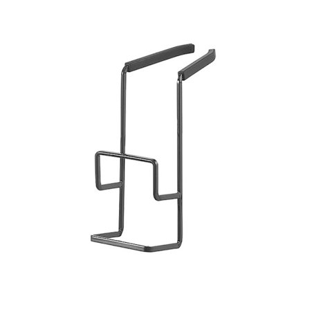 Opvaskebørsteholder Justerbar Køkken Opvaskebørste Vask Caddy (Sort)