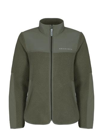 Phoebe Pile Jacket Sweat-shirts & Hoodies Fleeces & Midlayers Grønn Röhnisch*Betinget Tilbud