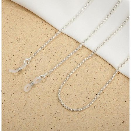 Kæde til solbriller Retro Vintage sølv briller