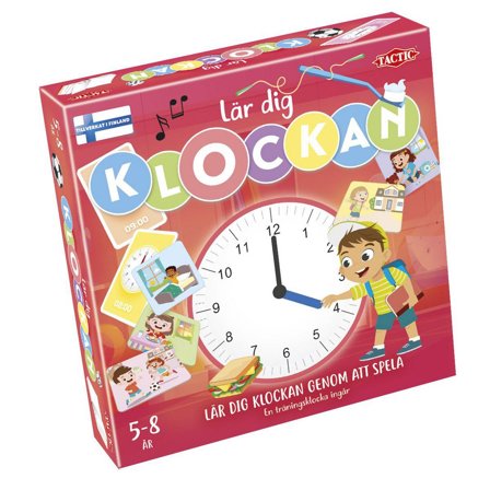 TACTIC Spel Lär dig Klockan från 5år - Lyreco - Skola och förskola - Lekmaterial - Spel - Från 5 - 6 år
