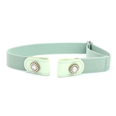 Dovne bælter Ingen spænde bælter GRØN