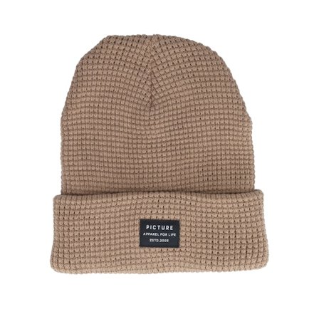 Picture - Brown cuff Beanie - York Dark Stone Cuff @ Hatstore