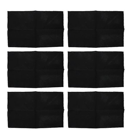 Ristipisto kangas puuvilla käsinneulonta verkko kangas 14 CT DIY-kirjonta matto maton valmistukseen Black021 Malli 6 arkkiä YEMAA