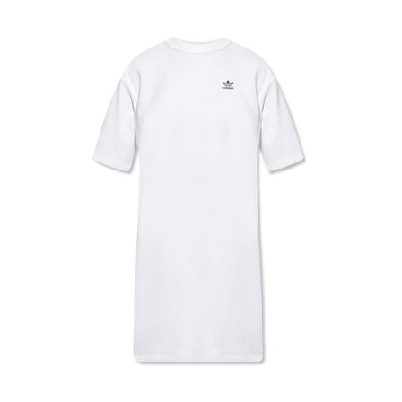 Adidas Originals, Dress with logo Biały, Kobieta, Rozmiar: S