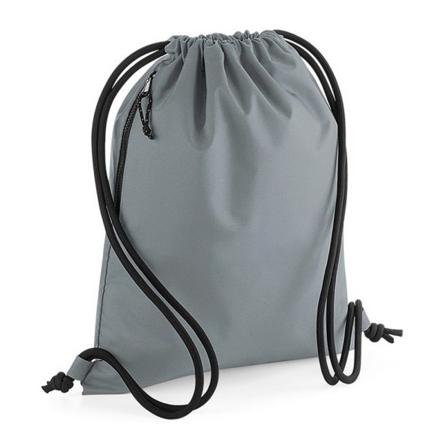 Bagbase Unisex Vuxen Återvunnen Dragsko Väska One Size Grå