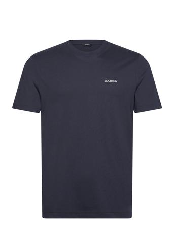 Gabba Dune Logo Ss Gots Marinblå