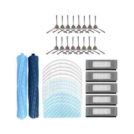 Lämplig för Ecovacs T9 Aivi/Aivi+ Byte av sopmaskin Tillbehör Huvudborste Sidoborste Hepa Filter Tvättmopp trasa