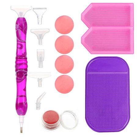 Harts Diamantmaleri Diamantmaleri Lim Lera LILA lilla