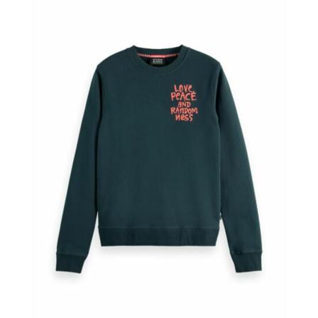 Scotch & Soda Sweatshirts , Zwart , Heren , Maat: M