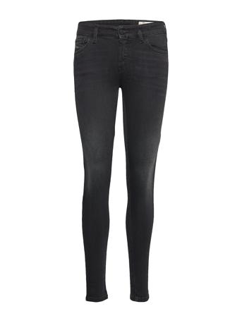 Slandy L.32 Trousers Skinny Jeans Svart Diesel Women*Betinget Tilbud