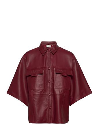 Liljagz Ss Shirt Red Gestuz
