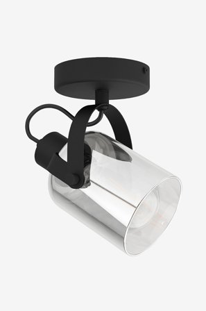 EGLO - Valonheitin Berregas 1-valaisin - Musta - Kohdevalaisimet - - Homeroom