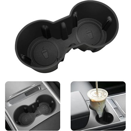 Tesla Model 3 Y 2021 2024 Kopholder i silikone til bil, Tesla Model Y Kopholder Tesla Model 3 Kopholder, Tesla Model Y/3