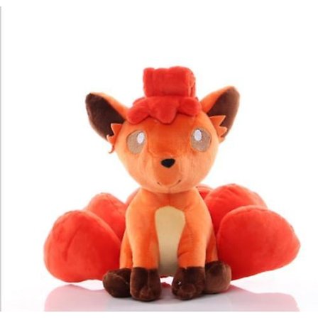 20cm Plys Legetøj Seks Hale Udstoppet Dyr Blød Spil Dukke