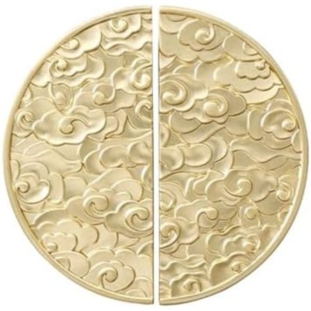 120x60x23mm 2 stk Antikk Sink Legering Halvmåne Skapgrep Kjøkkenskapgrep Gull Skuff Kommode grep Halvsirkel