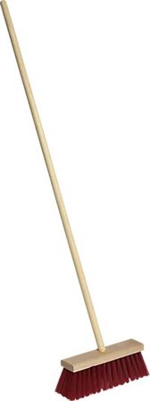 GATEKOST MED SKAFT RØD 150CM