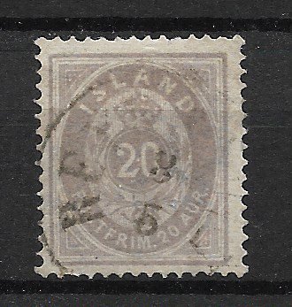 Island 1876 - AFA 10a - Stemplet