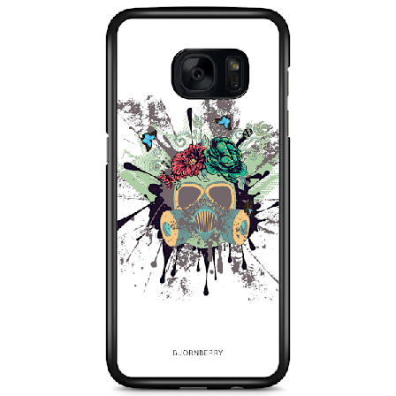 Bjornberry Skal Samsung Galaxy S7 - Gas Mask Blommor