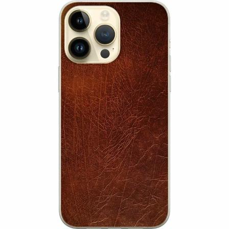 Apple Iphone 14 Pro Max Genomskinligt Skal Läder