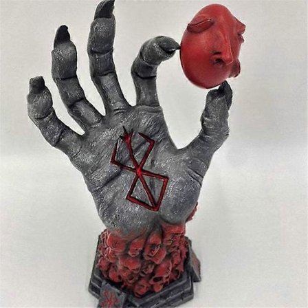 Amerikansk Staty Ornament Harts Hantverk Ornament Halloween Klor Dekorationer Hem Skrivbord Ornament Heminredning