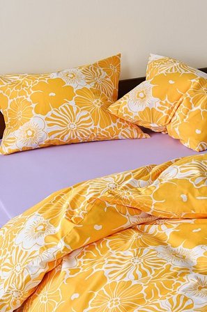 Jotex - Örngott 2-pack 50x60 Cm Ekologisk Gul ANNA - Köp Örngott hos Jotex