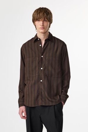 NN.07 Freddy 50010 Hemd Herren Braun Modal