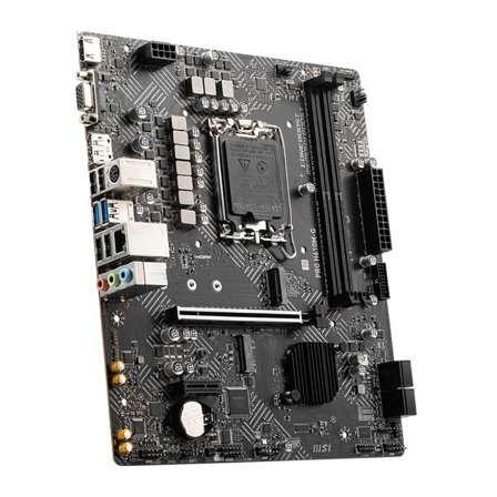 MSI PRO H610M-G Hovedkort LGA 1700, mATX, DDR5, 1x PCI-E x16, 1x M.2