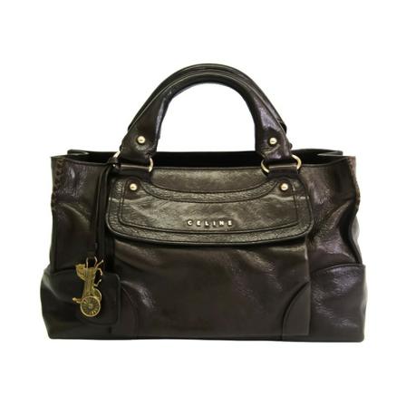 Celine Vintage, Pre-owned Boogie Bag Bruin, Dames, Maat:ONE Size
