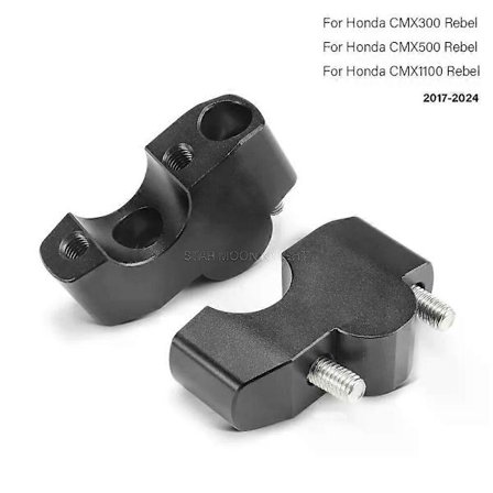 Til Honda Rebel 300 500 1100 CMX300 CMX500 CMX1100 Motorcykel Styrforhøjer Tilbehør CNC Aluminium Styr Løftesæt