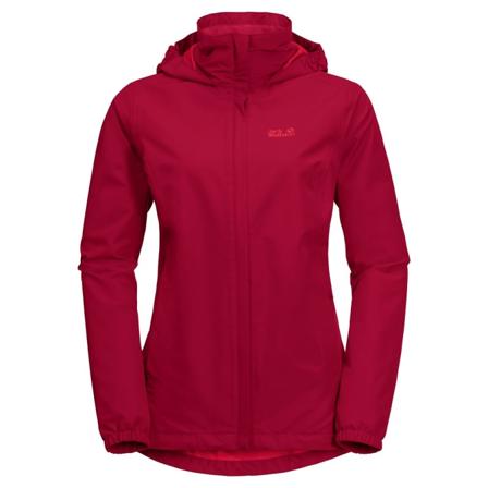 Jack Wolfskin Women's Stormy Point Jacket Women shell jackets Red XS