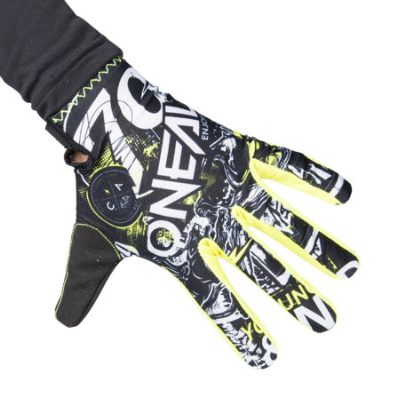 Crosshandschuhe O'Neal Matrix Attack Schwarz-Neon-Gelb L