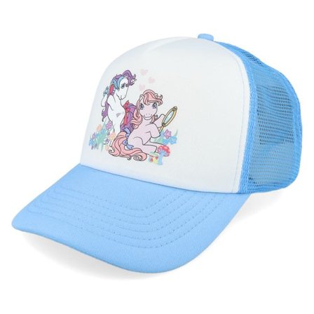 My Little Pony - Vit trucker Keps - Pony Mirror Sky Blue Foam Trucker @ Hatstore