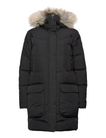 W Bouvet Down Parka Fôret Kåpe Svart Helly Hansen