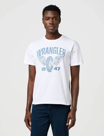 Wrangler Americana Tee - White - XXL