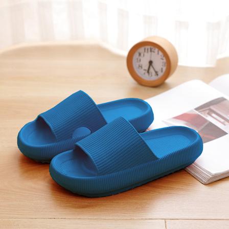 Naisten Paksupohjaiset Platform-Tofflor sininen 38/39 250mm blue