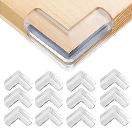 12x Rette Premium Hjørnebeskyttere og Kantbeskyttere for Barn