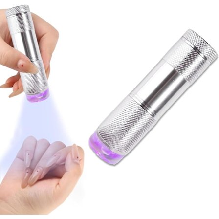 Mini UV Nagellampa, Portabel Silikonnagellampa, Portabel UV LED-lampa, Fick-gelnagellampa, Nageltork UV LED-lampa, Härdningslampa, Mini Nageltorklampa
