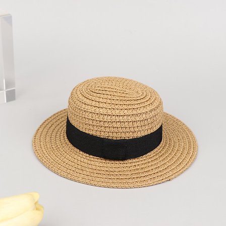 Doll House Doll Straw e Hat Solhette for dukketilbehør Decora