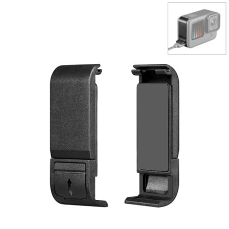 POM Plast Batterisidanslutningskåpa för GoPro HERO12 Black /11 Black /10 Black /9 Black