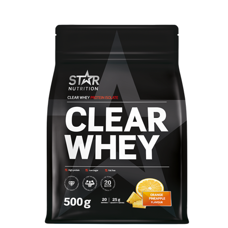 Star Nutrition Clear Whey Myseprotein 500 g