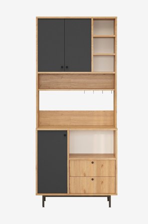 Homitis - Monikäyttöinen kaappi Cassia - Harmaa - Kaapit - - Homeroom