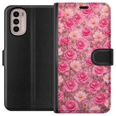Yhteensopiva Lompakkokotelo Motorola Moto G41 Petal Reverie Blush Rose
