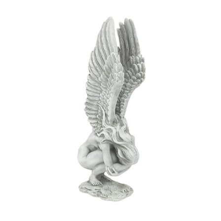 Engel Remembrance og Redemption Religiøs hagestatue, Polyresin