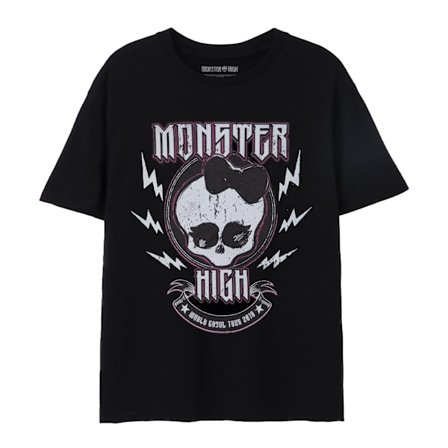 Monster High Dam/Dam World Tour T-shirt S Svart