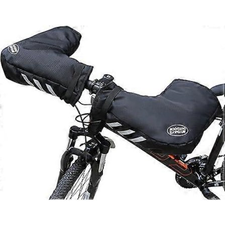 Sykkelstyre Votter Hansker Vinter Styremuffer Vindtett Vanntett Reflekterende Sykkelhansker Sykkelstyre Trekk Håndvarmer med Glidelåslomme